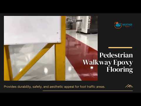 Pedestrian Walkway Epoxy Flooring