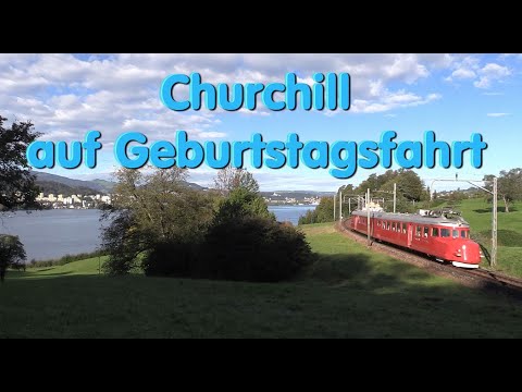 Churchill auf Geburtstagsfahrt