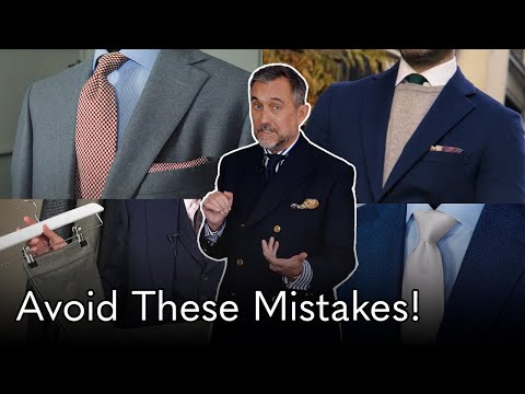 21 Mistakes Men Make Wearing Suits