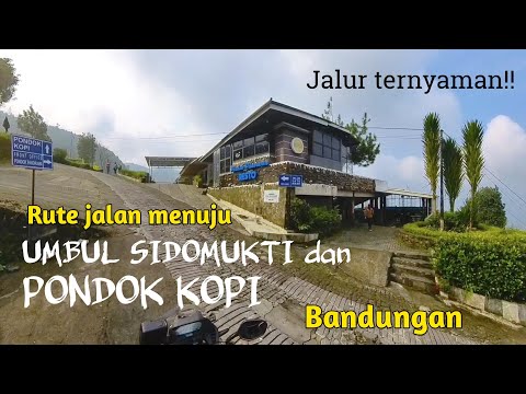 Perjalanan dari alun-alun bandungan menuju umbul sidomukti || Jalannya bagus aman buat motor matic