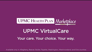UPMC Health Plan VirtualCare