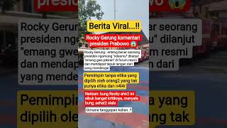 Download lagu ROCKY GERUNG KOMENTARI PRABOWO #shorts #viral #youtubeshorts #shortvideo #viralvideo #shortsfeed#fyp mp3 Download lagu ROCKY GERUNG KOMENTARI PRABOWO #shorts #viral #youtubeshorts #shortvideo #viralvideo #shortsfeed#fyp mp3