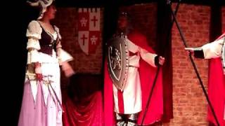preview picture of video 'Teatro Las 4 esquinas de Pórtugos: El conde de Burra regresa de las cruzadas (2/ )'