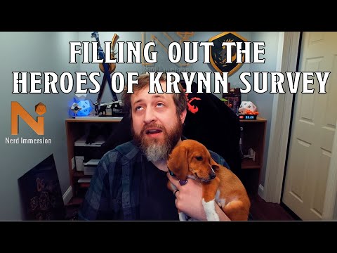 Filling Out the Heroes of Krynn UA Survey | Nerd Immersion