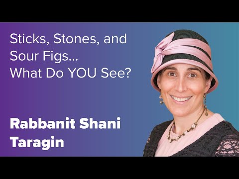 Sticks, Stones, & Sour Figs... What Do YOU See? | Rabbanit Shani Taragin