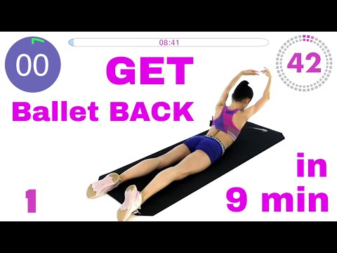 BALLET BACK workout in 9 MIN with ballerina Maria Khoreva