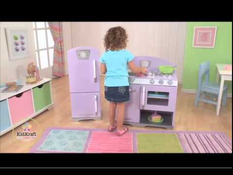 Игровой набор Кухня KidKraft Lavender Retro Kitchen & Refrigerator (53290)