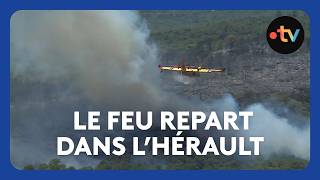Incendie dans l'Hérault : reprise du feu de Carlencas, les riverains sont inquiets