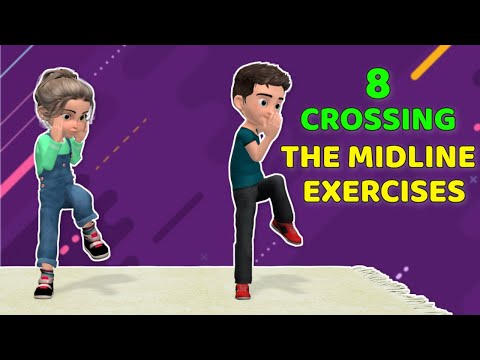 8 CROSSING THE MIDLINE EXERCISES FOR KIDS
