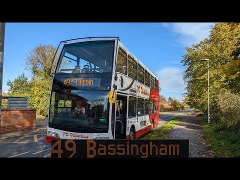 Route 49: Lincoln Central to Bassingham (Commentary)