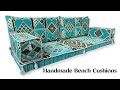 Arabic MAJLIS Seating Three Seater FLOOR Sofa Handmade Bench Cushions Sofa