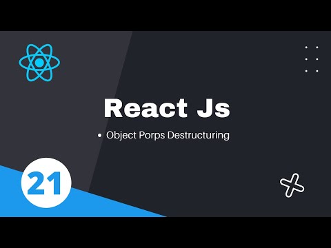 21 Object Props Destructuring React Js
