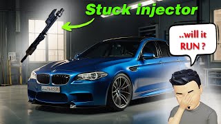 BMW F10 M5 compression testing and injector replacement (Part 2)