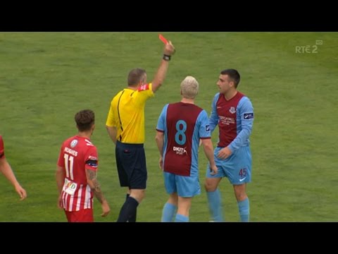 Robert Bayly Sent Off - Drogs 0-4 Sligo - 14th Aug 2015