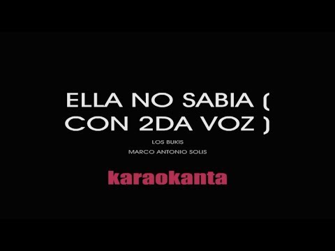 Ella No Sabía - Los Bukis