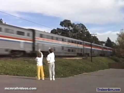Classic Railroad Series 1125 - 'La Condessa' on the Coast Starlight at 70 MPH- 1986