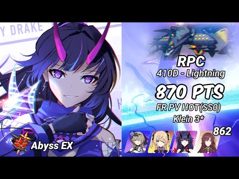 RedLotus D410: RPC (Lightning) 870; 862 Pts - FR/GD PV HOT(SS0) Klein 3* [Honkai 5.8]