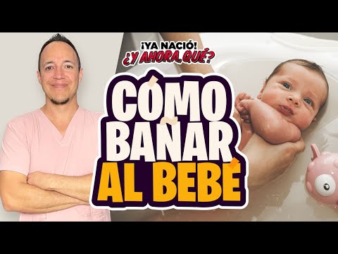 ¿Cómo bañar a un recién nacido?