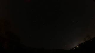 preview picture of video 'Widefield Nightsky  Seggauberg - Setting Orion'