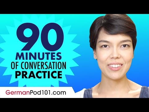 90 Minutes of German Conversation Practice - Improve Speaking Skills