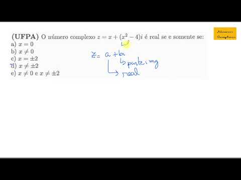 Matemática no Vestibular: Números complexos MAT UFPA 0001