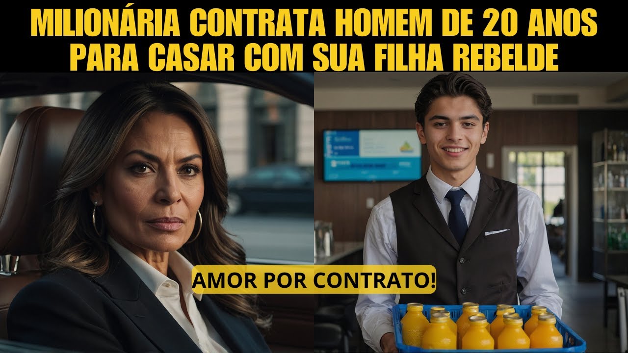 ❤️Milionária Contrata Homem de 20 Anos para Casar com Sua Filha Rebelde
