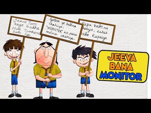 Bandbudh Aur Budbak - Episode 59 | Jeeva Bana Monitor | Funny Hindi Cartoon For Kids | ZeeQ