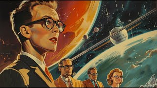 1950s Super Panavision 70 style The Foundation by Isaac Asimov AI Cards