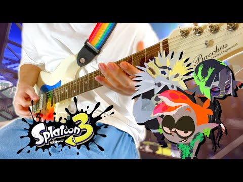 [Splatoon 3]  I played "Paintscraper" because it's so cool [Guitar]