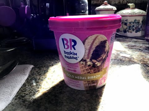 Taste Test Review: Baskin Robbins Gold Medal Ribbon Ice Cream