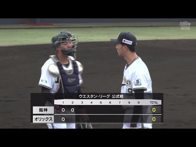 【ファーム】見事な3者凡退!! バファローズ・田嶋大樹 2者連続三振で2回を締めた!! 2025年3月27日 オリックス・バファローズ 対 阪神タイガース