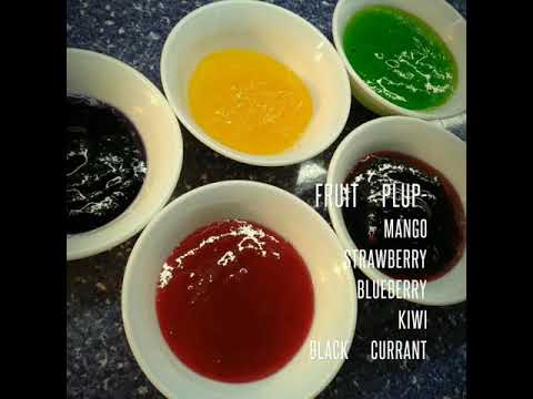 Vanilla Cake topped with fruit pulp By-Ramit Ghai