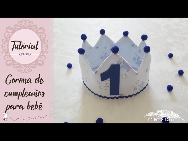 Vídeo relacionado con LoLaTide Corona de Cumpleaños Personalizada con Nombre, Coronas de Cumpleaños para Niños Niñas con Botones Numéricos del 0 al 9, Decoraciones de Fiesta Reutilizables