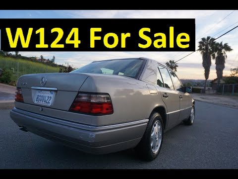 BUY A W124 MERCEDES BENZ E320 ~ 53k ORIGINAL MILES EXTERIOR VIDEO REVIEW