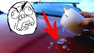 Автомобильная ХИТРОСТЬ, антидождь СВОИМИ РУКАМИ!!