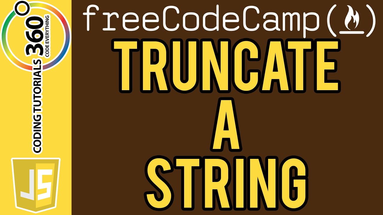Truncate a String JavaScript Free Code Camp