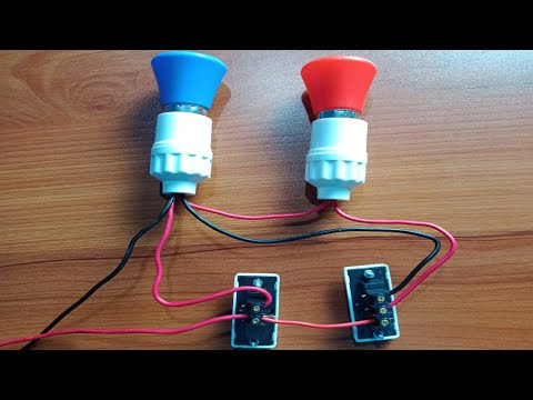Two way switch wiring practical video