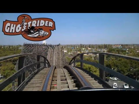 On-ride point of view of GhostRider