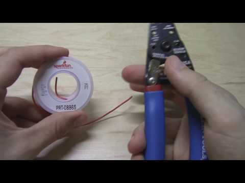 Wire Stripping Tutorial| How to Strip Insulation Off Hookup Wire