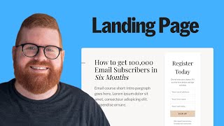How to create a landing page in Kit for free (Step-by-step guide)