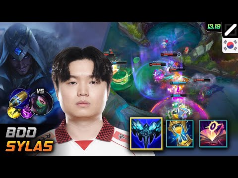 Bdd Sylas Mid Build Everfrost First Strike - LOL KR Challenger Patch 13.19