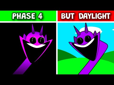 Sprunki PHASE 4 But VS Daylight Version (NEW REACTIONS)