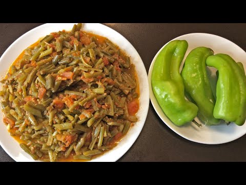 طريقة عمل الفاصوليا الخضراء بالزيت || Fasolia Bil Zeit Recipe