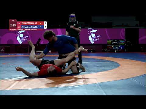 1/8 Men's GP No-Gi - 84 kg: L. PELAKAUSKAS (LTU) v. M. AHMADZADA (AZE)