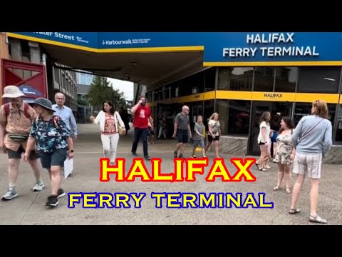 🇨🇦 Caminhando no Terminal Marítimo de Halifax | Đi dạo bến phà thủ đô Halifax, Nova Escócia