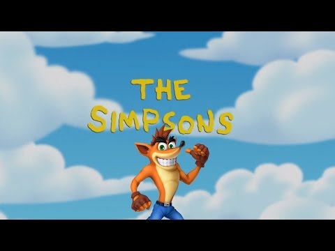 Crash Bandicoot References in The Simpsons