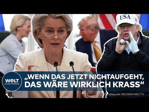 HANDELSKRIEG: Donald Trump pokert, Europas Wirtschaft zittert! USA und EU ringen um Handelsdeal