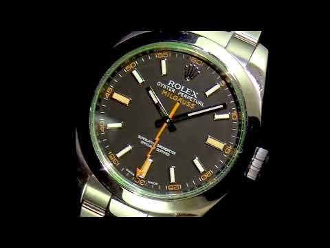 Men's 904L Stainless Steel Rolex 'Milgauss' Automatic and Paramagnetic Wristwatch