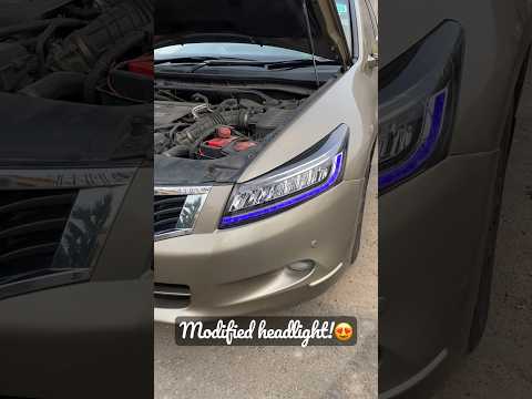 Modified Accord with best aftermarket headlights.🇯🇵😍 #honda #accord #k24 #vtec