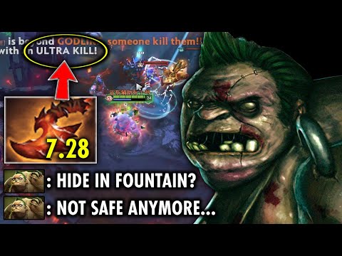 INSANE OVERWHELMING JUMP 7.28!! Delete Enemy in fountain No Mercy |  Genius Pudge